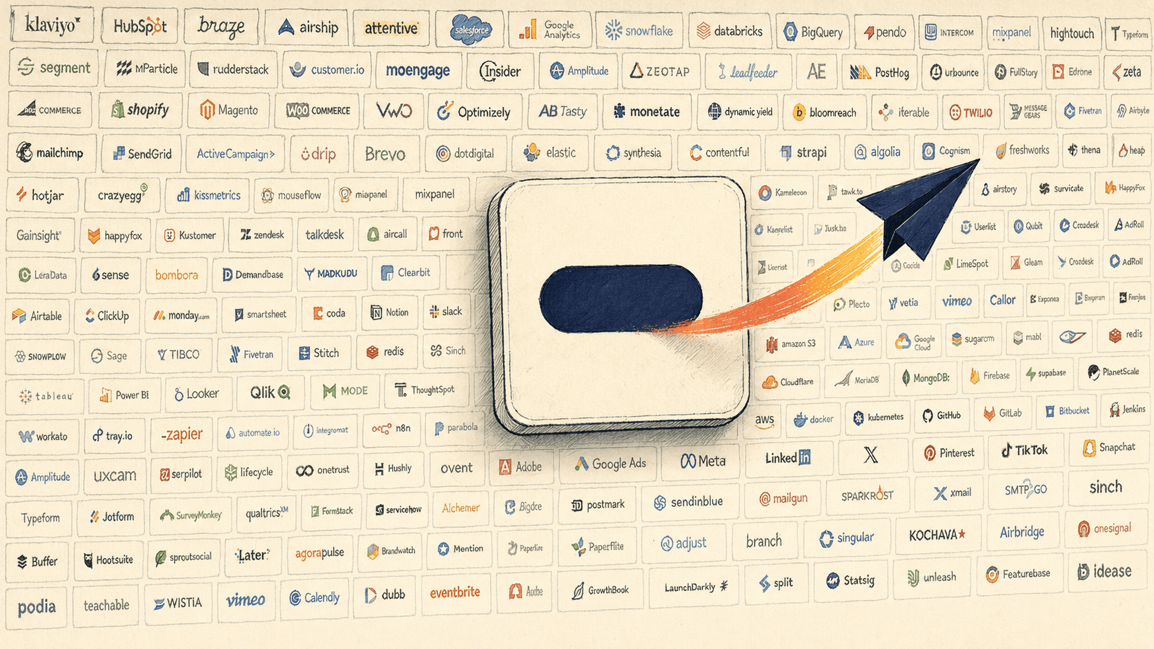 Martech grid illustration