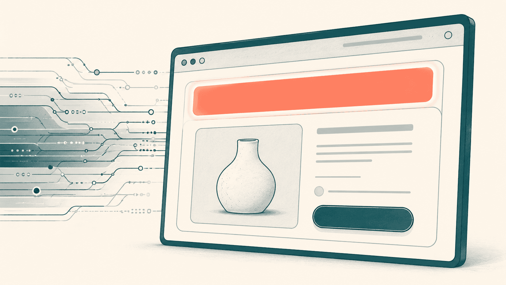 Shopify PDP page illustration